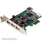 StarTech.com USB 2.0 4-port PCI Express card, low profile