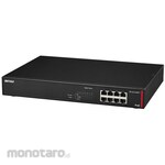 Buffalo Gigabit Layer 2 Unmanaged PoE Switch, 8 Ports