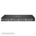 HP (Hewlett-Packard Japan) HPE Aruba 6100 48G Class4 4SFP+ 740W Switch JP en