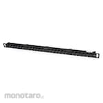 StarTech.com Patch Panel / 24 Ports / CAT5e Compatible / 0.5U Rack Mount / RJ45 Ethernet / Compatible with 110-Type Punchdown Tools / ANSI/TIA-568-C.2 Compliant