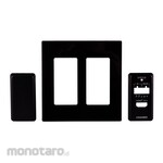 Kramer Black Frame And Faceplate Set