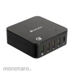 Verbatim 5-port Multi Charger with QC 3.0 & Type-C