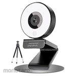 papalook Live Streaming Webcam with Ring Light