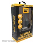 CAT USB Car Charger Charges Up to 2 Devices
