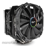 CRYORIG Dual Tower Heatsink with 2 x XF140 (White Frame/Black Fins)