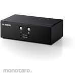 ELECOM KVM switch 2 PCs switcher Display terminal VGA/mouse/keyboard terminal USB PS/2 bus power drive