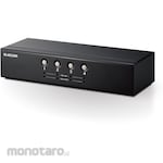 ELECOM KVM switch 4 PCs Switcher Display terminal VGA/mouse/keyboard terminal USB PS/2 bus power drive