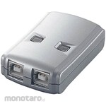 ELECOM USB switch 2 PCs Cable included