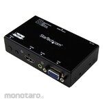 StarTech.com 2 input (HDMI / VGA) 1 output (HDMI) compatible video switcher switcher with automatic &amp; priority switching function 1080p
