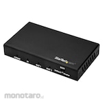 StarTech.com Video splitter/4K60Hz HDMI 2.0/1 input 2 output/EDID HDR HDCP 2.2/7.1ch audio/2 screen simultaneous output/HDMI distributor/HDMI splitter