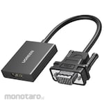 UGREEN Converter VGA to HDMI HD Audio Video (Adaptor)