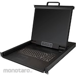 StarTech.com KVM console / rack mount type / 1 port / 19 inch LCD monitor / 1U / VGA / 1280x1024 / USB compatible / MTBF 50,000 hours / cable included / KVM console drawer