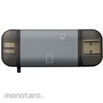 Nakabayashi USB 3G1 Type-C & A Aluminum Card Reader