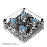 Orico 4 Port USB3.0 Transparent HUB