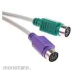 RS PRO USB 1.1 A Male 2 X Ps/2 Female Adaptor