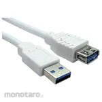 RS PRO USB 3.0 Male USB A to Female USB A USB Extension Cable