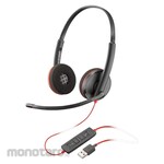 POLY Blackwire C3220 USB-A Black Headset