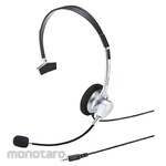 SANWA SUPPLY 4-pole headset