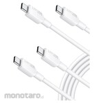 Anker Anker 310 USB-C & USB-C Cable 1.8m White Set of 2