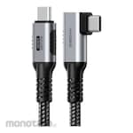 HAGIBIS Thunderbolt 4 Type C to C Elbow 240W Cable 8K 60Hz 40Gbps Data