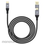 Orico 2in1 Data Cable Type C to C & USB A