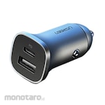UGREEN Car Charger Dual Port USB + USB C 18W