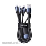 USAMS Fast Charging Cable Data 3in1