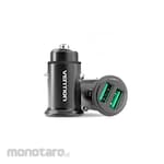 Vention Car Charger Dual USB Port QC Quick Charge