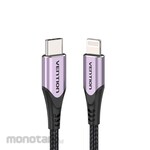 Vention Kabel Charge USB Type C to Lightning 3A for iPhone, iPad