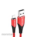 Vention Kabel Lightning USB Apple Charger for iPhone, iPad Braided