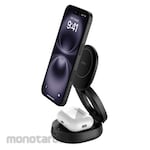 Belkin Belkin Qi2 2-in-1 Wireless Charging Stand, Black