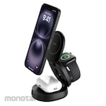 Belkin Belkin Qi2 3-in-1 Wireless Charging Stand, Black