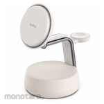 Belkin Qi2 25W 3-in-1 Magnetic Charging Dock Sand