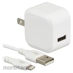 Ohm Electric AC Charger Lightning Cable Detachable