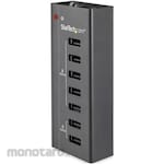 StarTech.com USB smartphone charger + 7 ports mounted + 5x + 1A / 2x + 2A + stand-alone smartphone charger