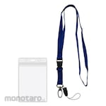 Trimate Flat string neck strap business card / ID card case with strap parts