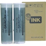 Non Brand [Compatible with Riso] General-purpose ink for light-duty printing machines RO-GR/RC/RA Black (Tinta Printer)