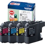 brother (Brother Industries) Genuine Ink Cartridge LC211 (Tinta Printer)