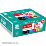 Ecorica Recycled ink cartridge Canon BCI-351XL + 350XL/6MP 6 color set (large capacity) (Tinta Printer)
