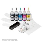SANWA SUPPLY Refill ink BCI-370PGBK / 371BK / C / M / Y (Tinta Printer)