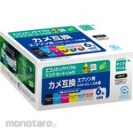 Ecorica Epson Compatible Remanufactured Ink Cartridge Kam-6Cl-L 6 Color Pack Dye (Tinta Printer)