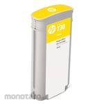 HP (Hewlett-Packard Japan) 730 Yellow Ink Cartridge P2V64A (Tinta Printer)