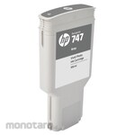 HP (Hewlett-Packard Japan) 747 Gray Ink Cartridge P2V86A (Tinta Printer)