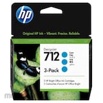 HP (Hewlett-Packard Japan) HP712 Cyan Ink Cartridge 29ml x 3 (Tinta Printer)