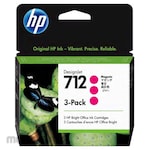 HP (Hewlett-Packard Japan) HP712 Magenta Ink Cartridge 29ml x 3 (Tinta Printer)