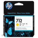HP (Hewlett-Packard Japan) HP712 Yellow Ink Cartridge 29ml (Tinta Printer)