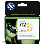 HP (Hewlett-Packard Japan) HP712 Yellow Ink Cartridge 29ml x 3 (Tinta Printer)