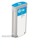 HP (Hewlett-Packard Japan) HP730 Cyan Ink Cartridge P2V62A (Tinta Printer)