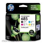 HP Combo 4-Pack Ink Cartridge 685 (Tinta Printer)