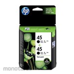 HP Twin Pack Ink Cartridge 45 (Tinta Printer)